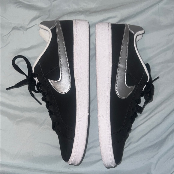Nike Court Royale 'Black White Metallic Silver' - Picture 3 of 14